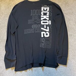 Ecko Unlimited Black Long Sleeve Tee